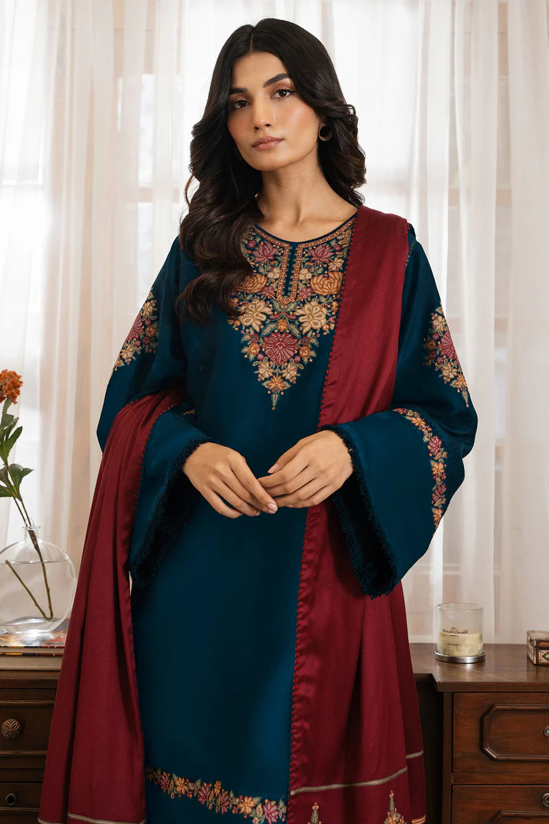 Dhanak Embroidered 3 PCS