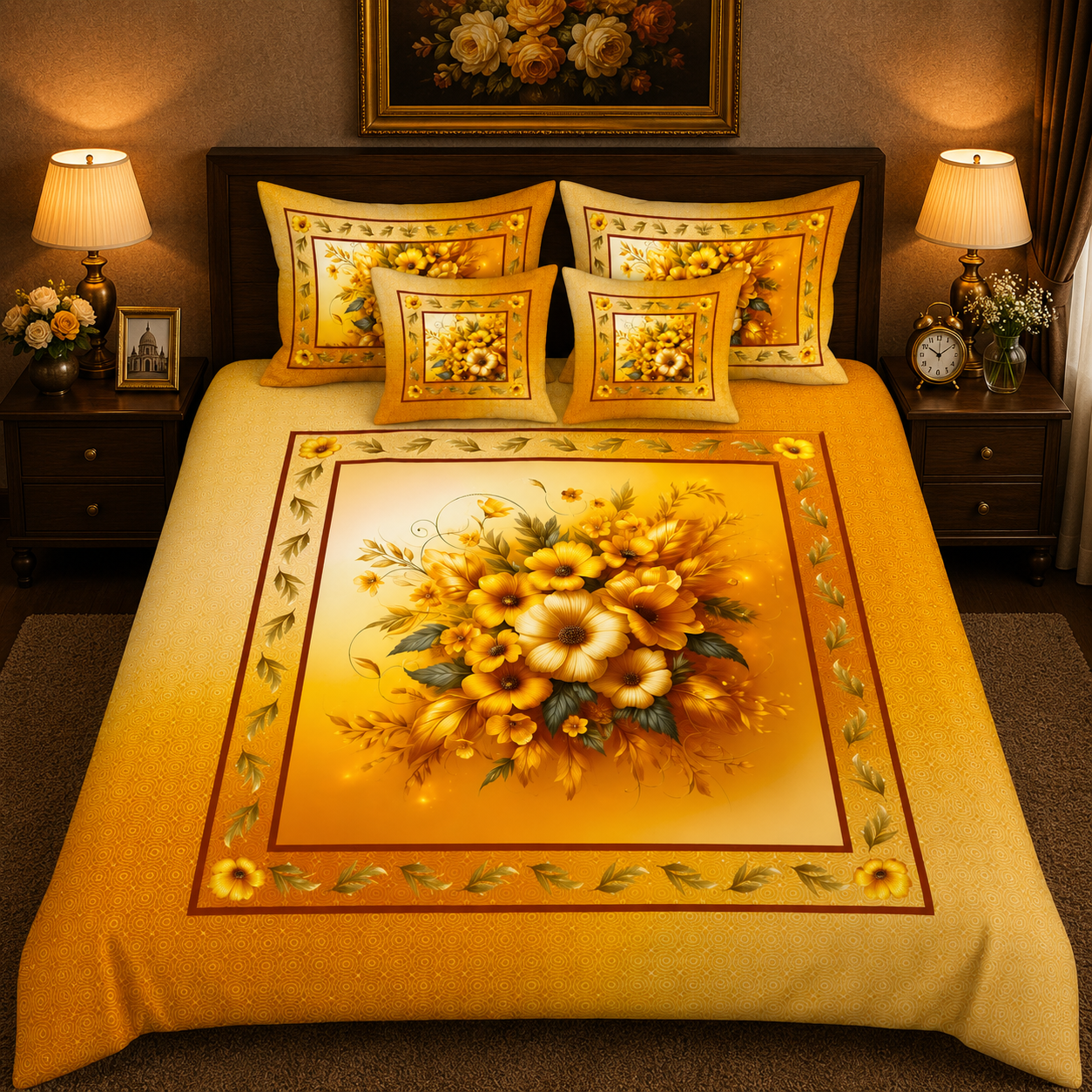 BEDIOR 5D Digital Bed Sheet Set #36 | Rs. 3,150 | Delivery Rs. 250