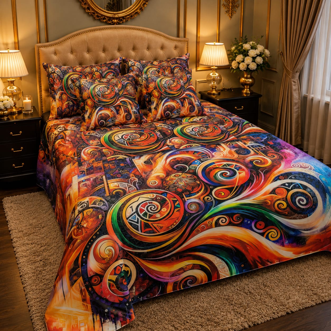 BEDIOR 5D Digital Bed Sheet Set #43 | Rs. 3,150 | Delivery Rs. 250