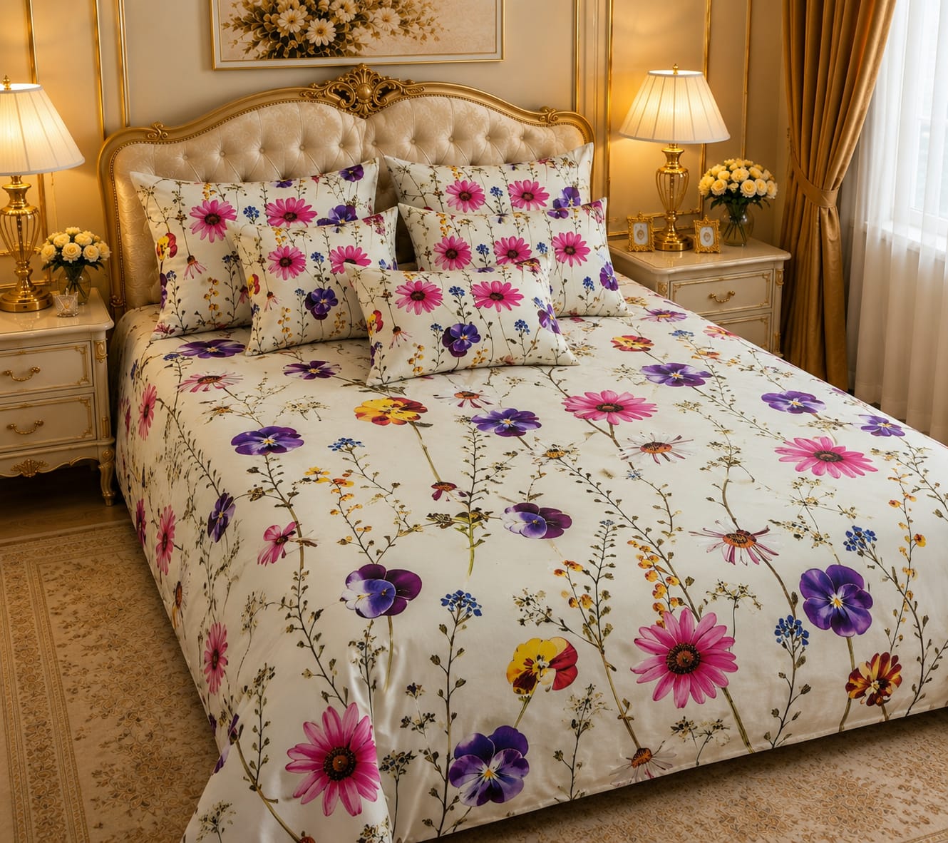 BEDIOR 5D Digital Bed Sheet Set #55 | Rs. 3,150 | Delivery Rs. 250