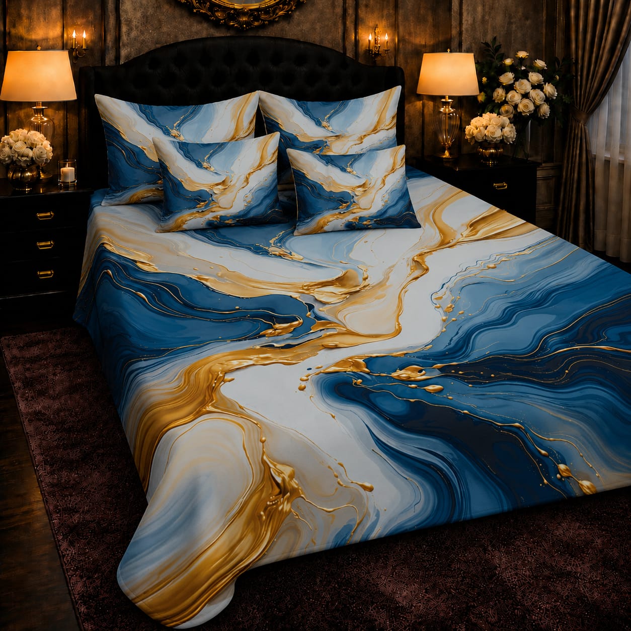 BEDIOR 5D Digital Bed Sheet Set #58 | Rs. 3,150 | Delivery Rs. 250