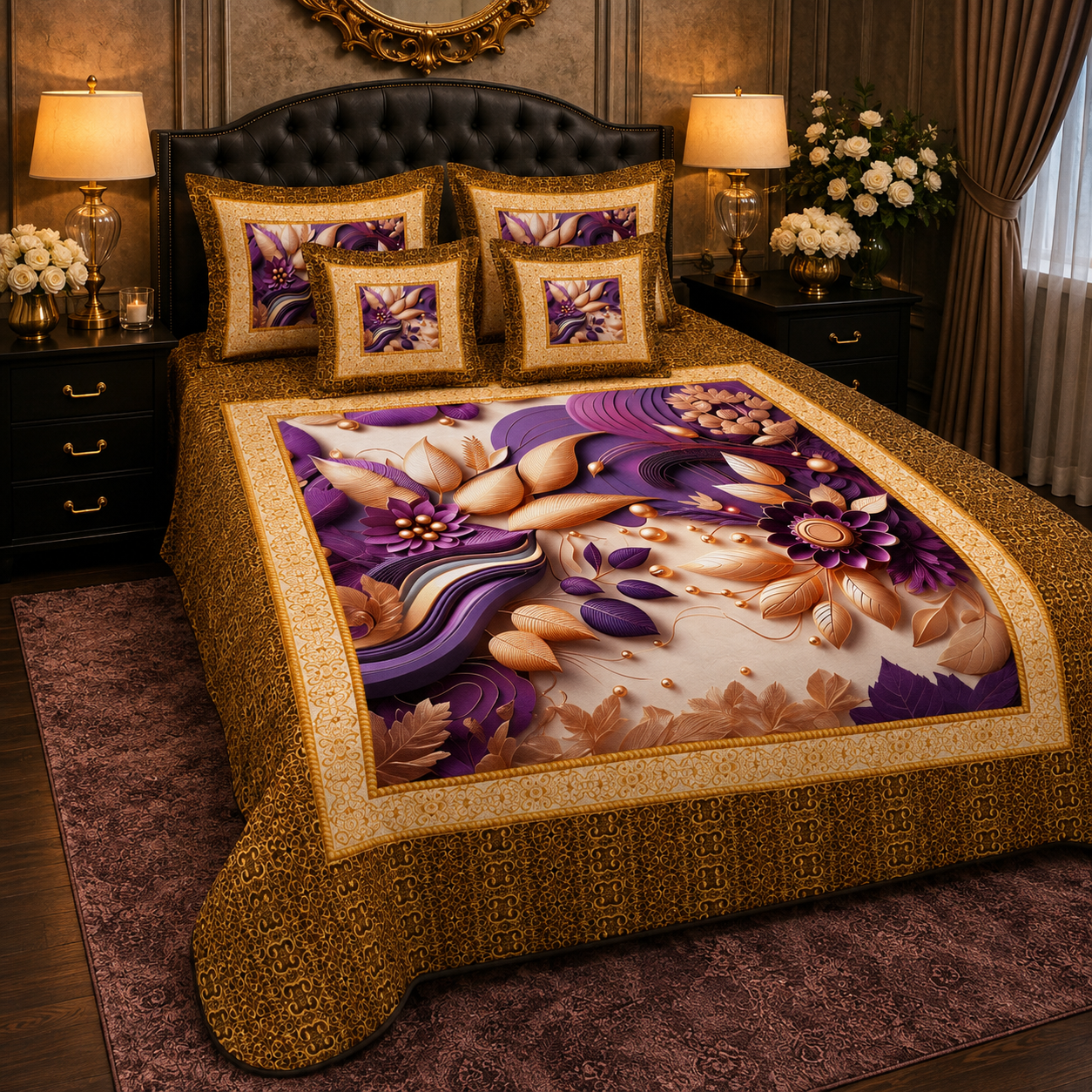BEDIOR 5D Digital Bed Sheet Set #07 | Rs. 3,150 | Delivery Rs. 250