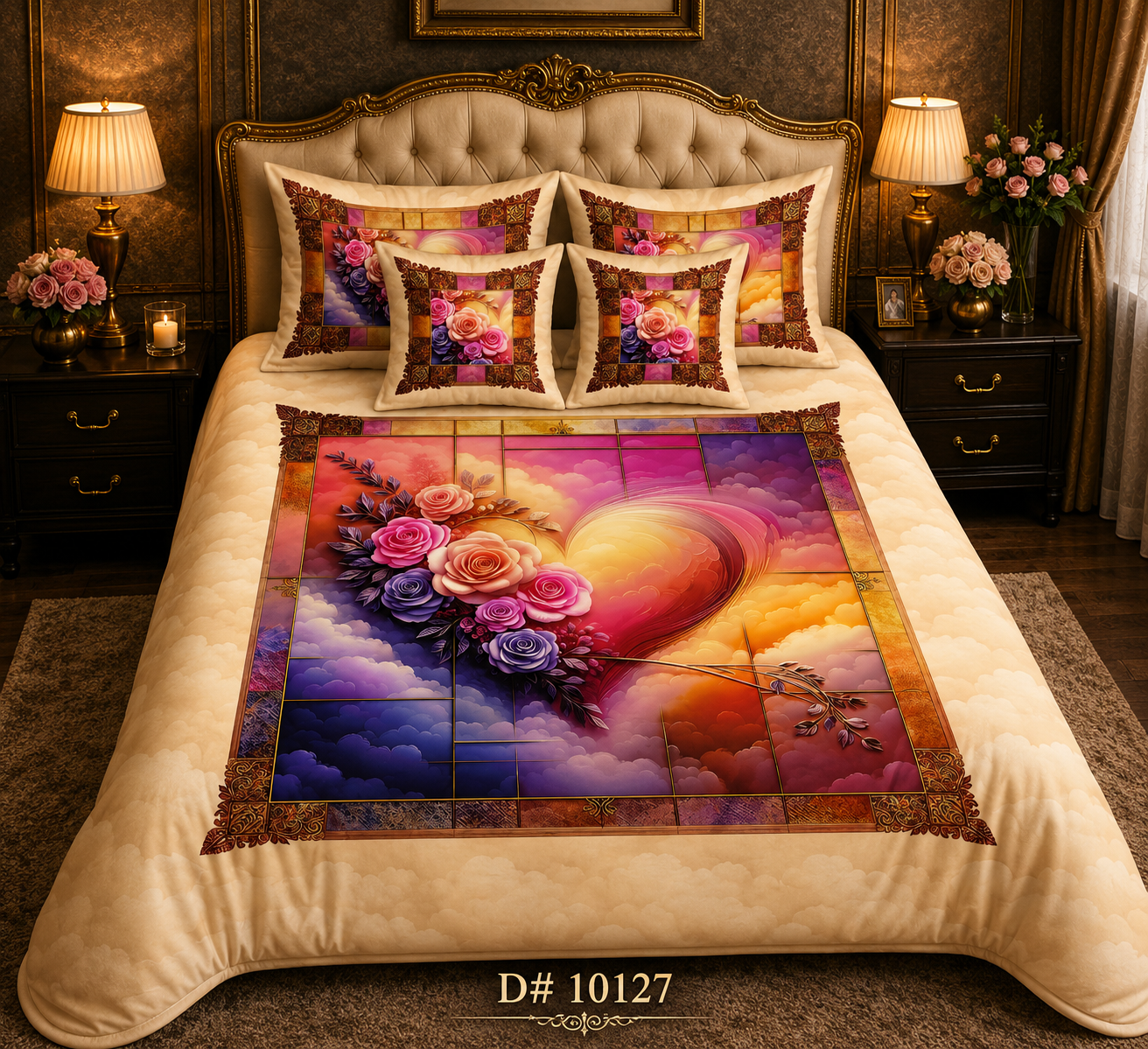 BEDIOR 5D Digital Bed Sheet Set #31 | Rs. 3,150 | Delivery Rs. 250