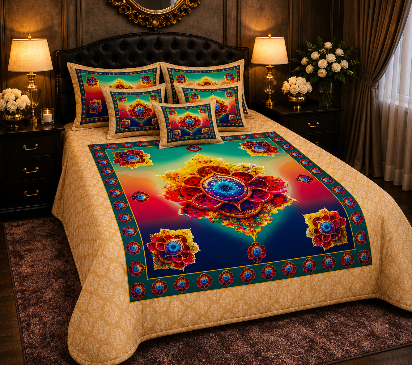 BEDIOR 5D Digital Bed Sheet Set #13 | Rs. 3,150 | Delivery Rs. 250