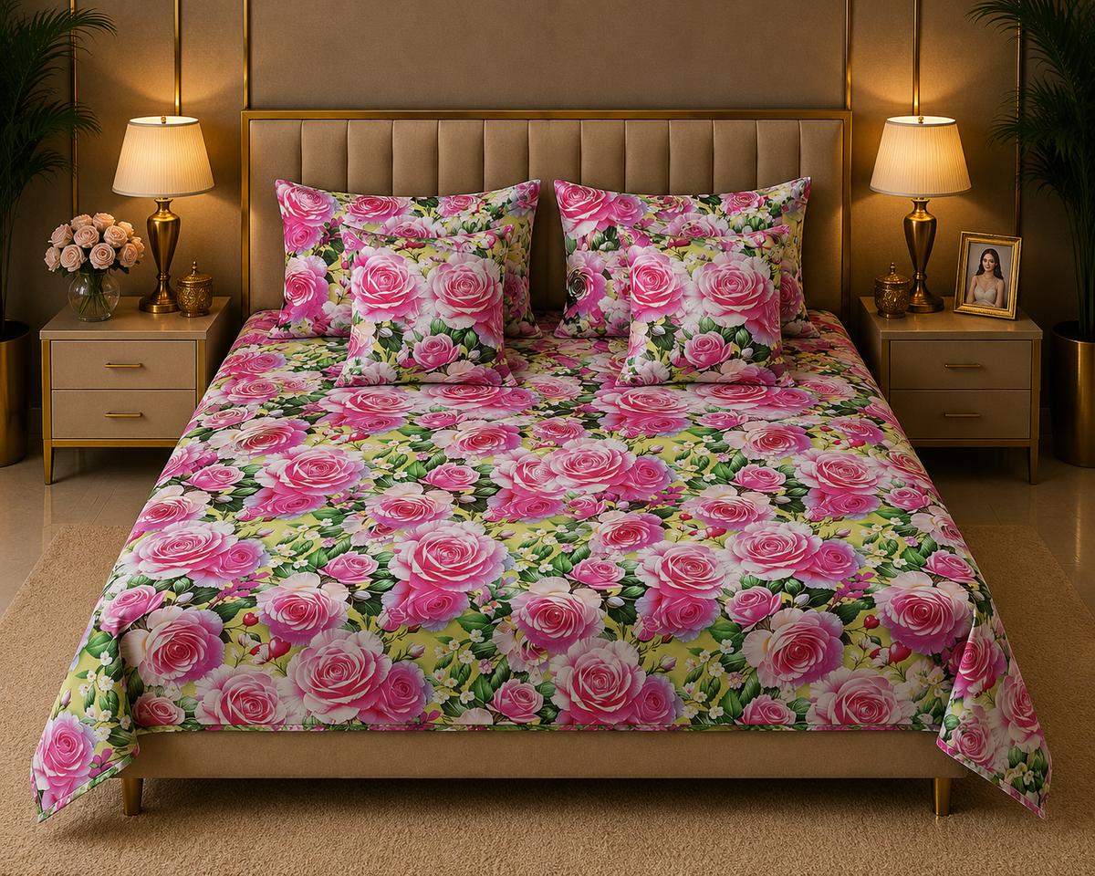 BEDIOR 5D Digital Bed Sheet Set #134 | Rs. 3,950 | FREE DELIVERY