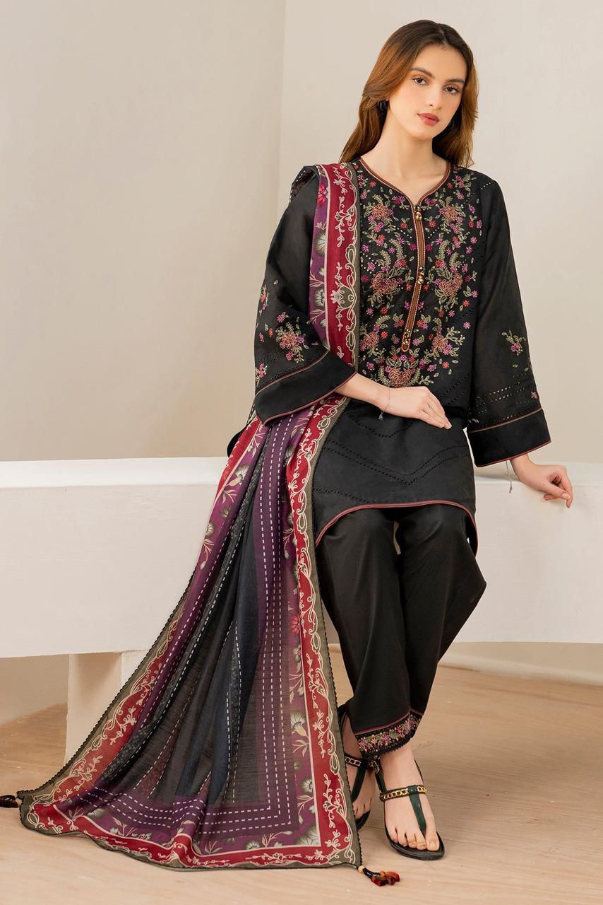 JAZMIN DHANAK EMBROIDERED 3 PCS