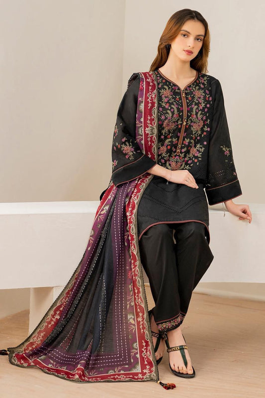 JAZMIN DHANAK EMBROIDERED 3 PCS