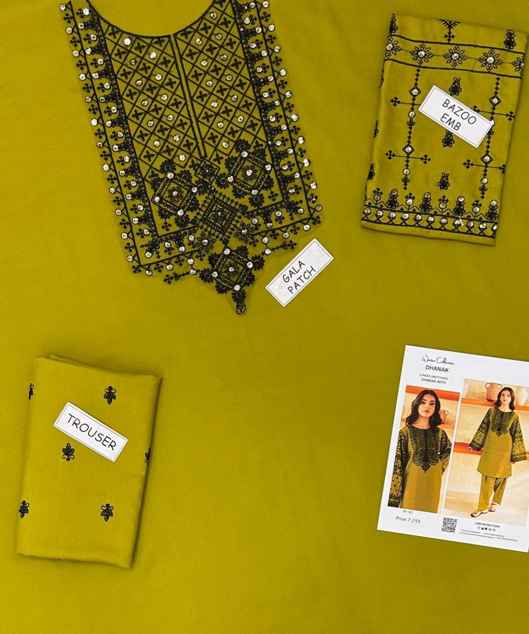 AISLING EMBROIDERED 2 PCS