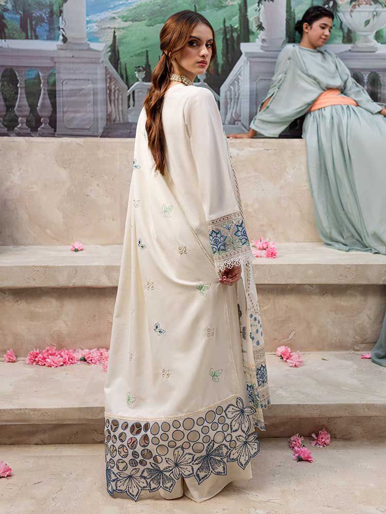 SANASAFINAZ Dhanak Embroidered 3 PCS