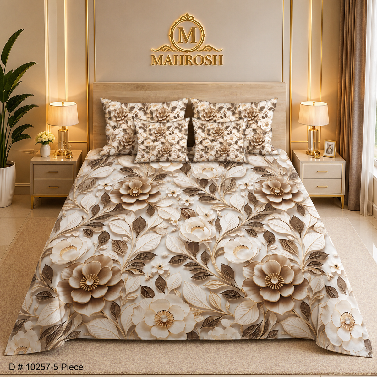 # BEDIOR 5D Digital Bed Sheet Set #08 | Rs. 3,950 | Free Delivery
