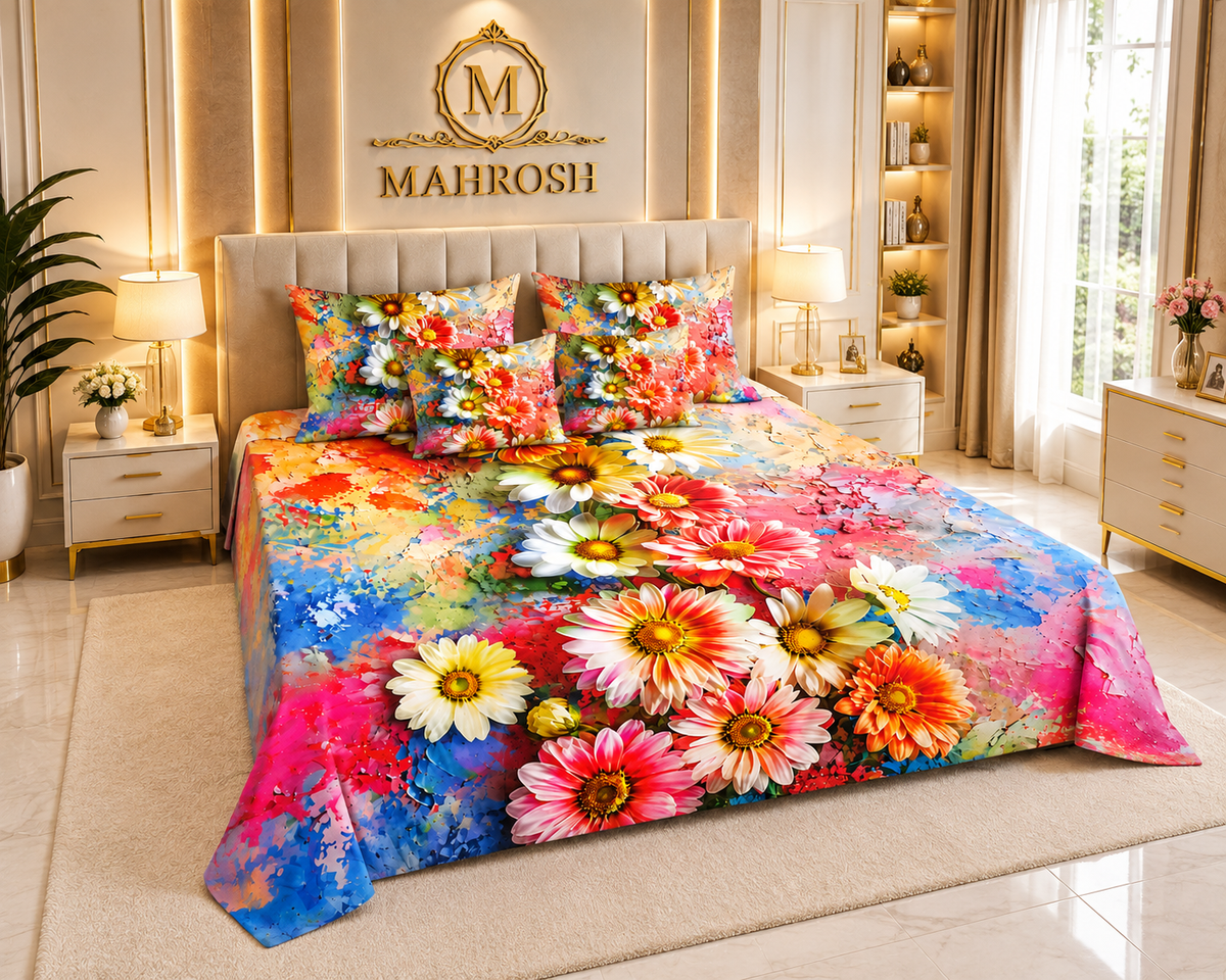 # BEDIOR 5D Digital Bed Sheet Set #09 | Rs. 3,950 | Free Delivery
