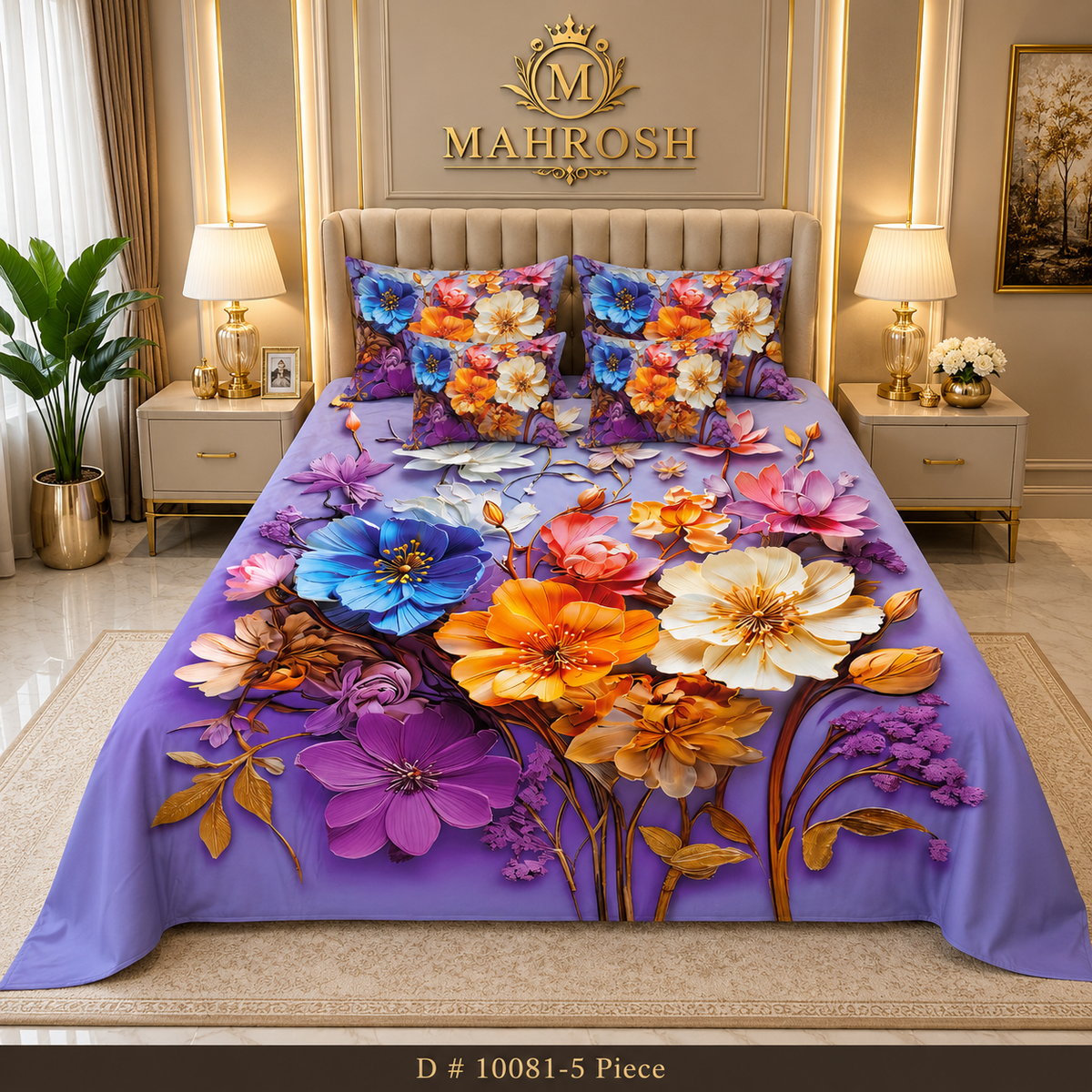 # BEDIOR 5D Digital Bed Sheet Set #17 | Rs. 3,950 | Free Delivery