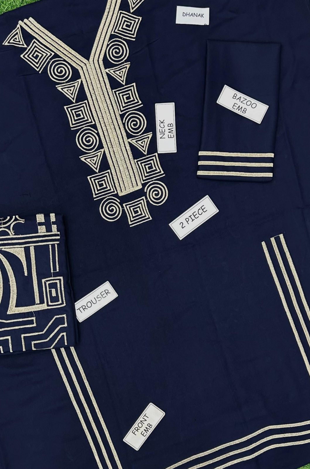 LULUSAR Embroidered 2 pcs