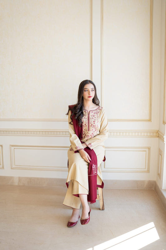 AISLING DHANAK EMBROIDERED 3 PCS