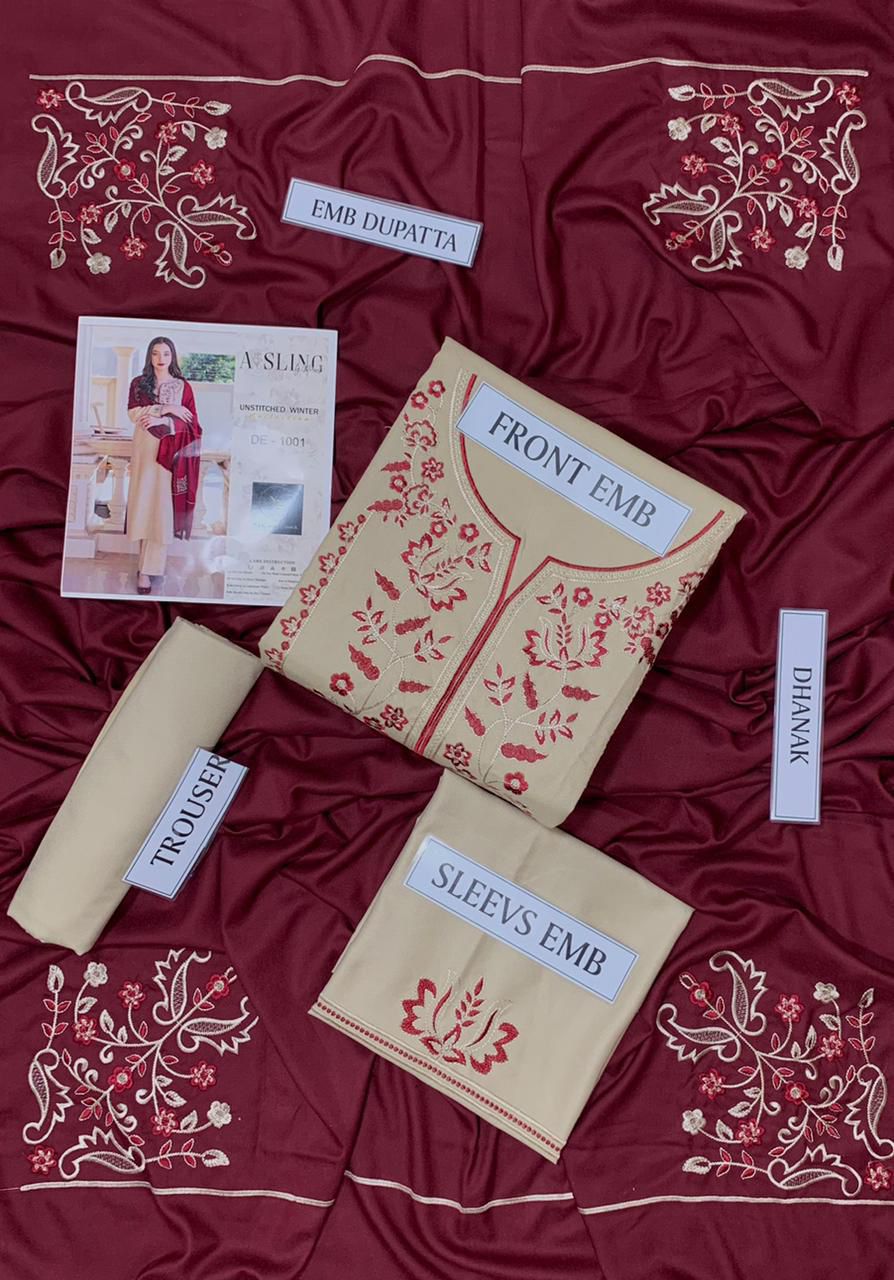 AISLING DHANAK EMBROIDERED 3 PCS