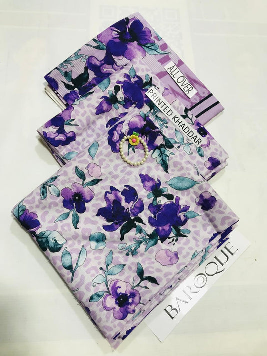 IZNIK KHADDAR PRINTED 3 PCS