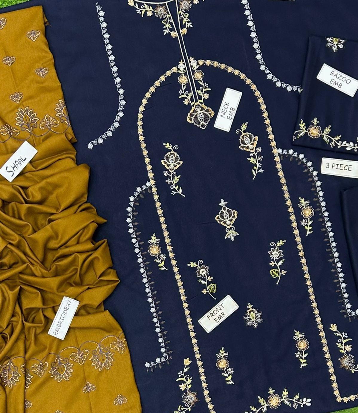 COCO BY ZARASHAHJAHAN EMBROIDERED 3 PCS