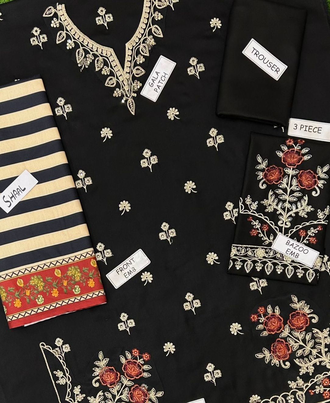 NOOR EMBROIDERED 3 PCS