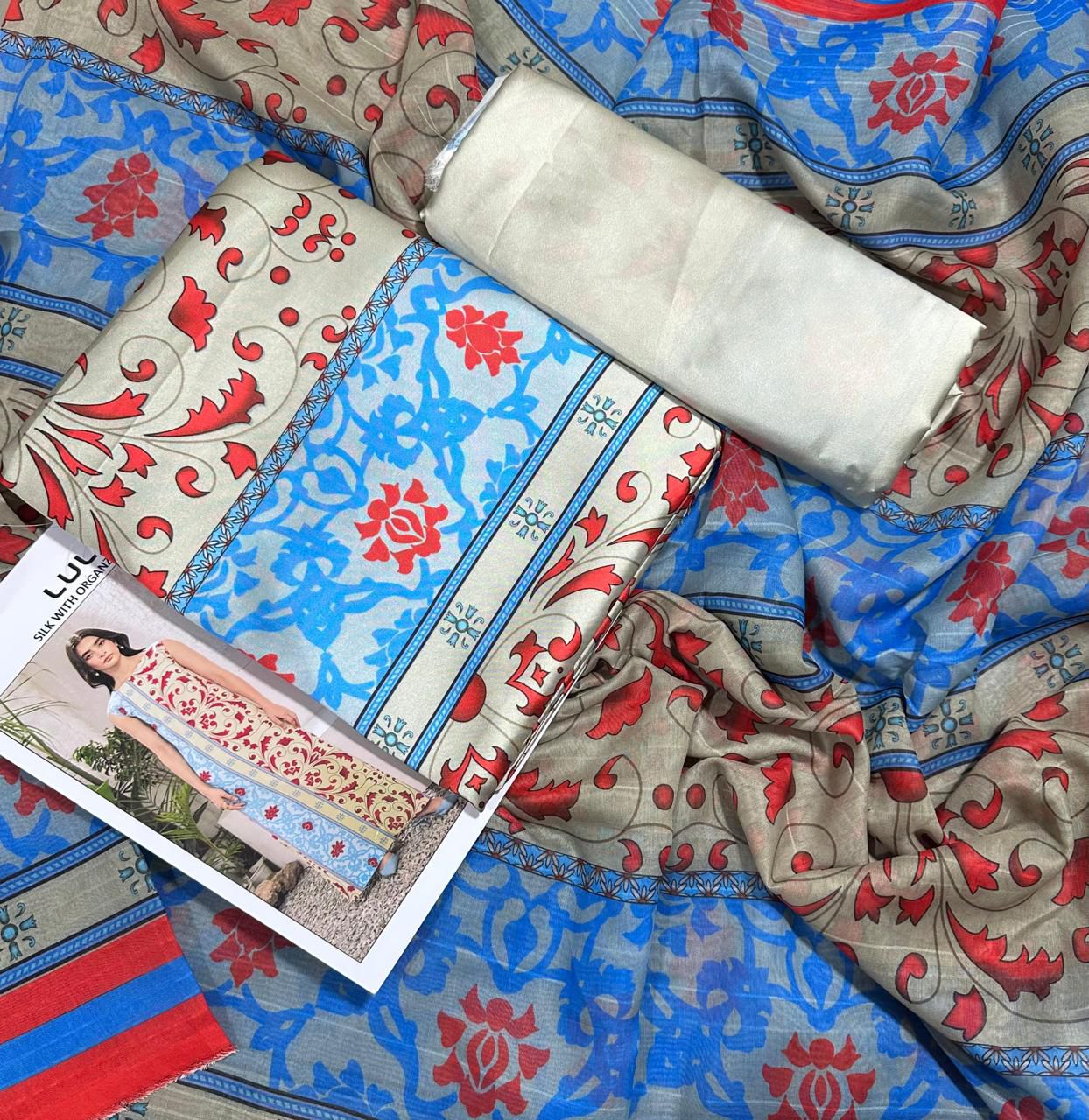 LULUSAR Silk printed 3 pcs