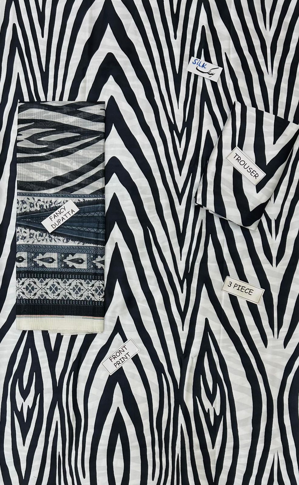 LULUSAR Silk printed 3 pcs