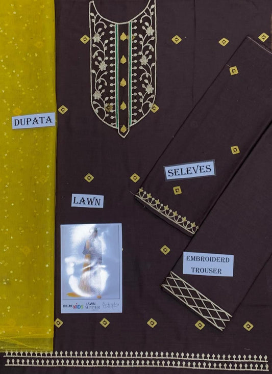 Kids Lawn Eid Special 3 pcs