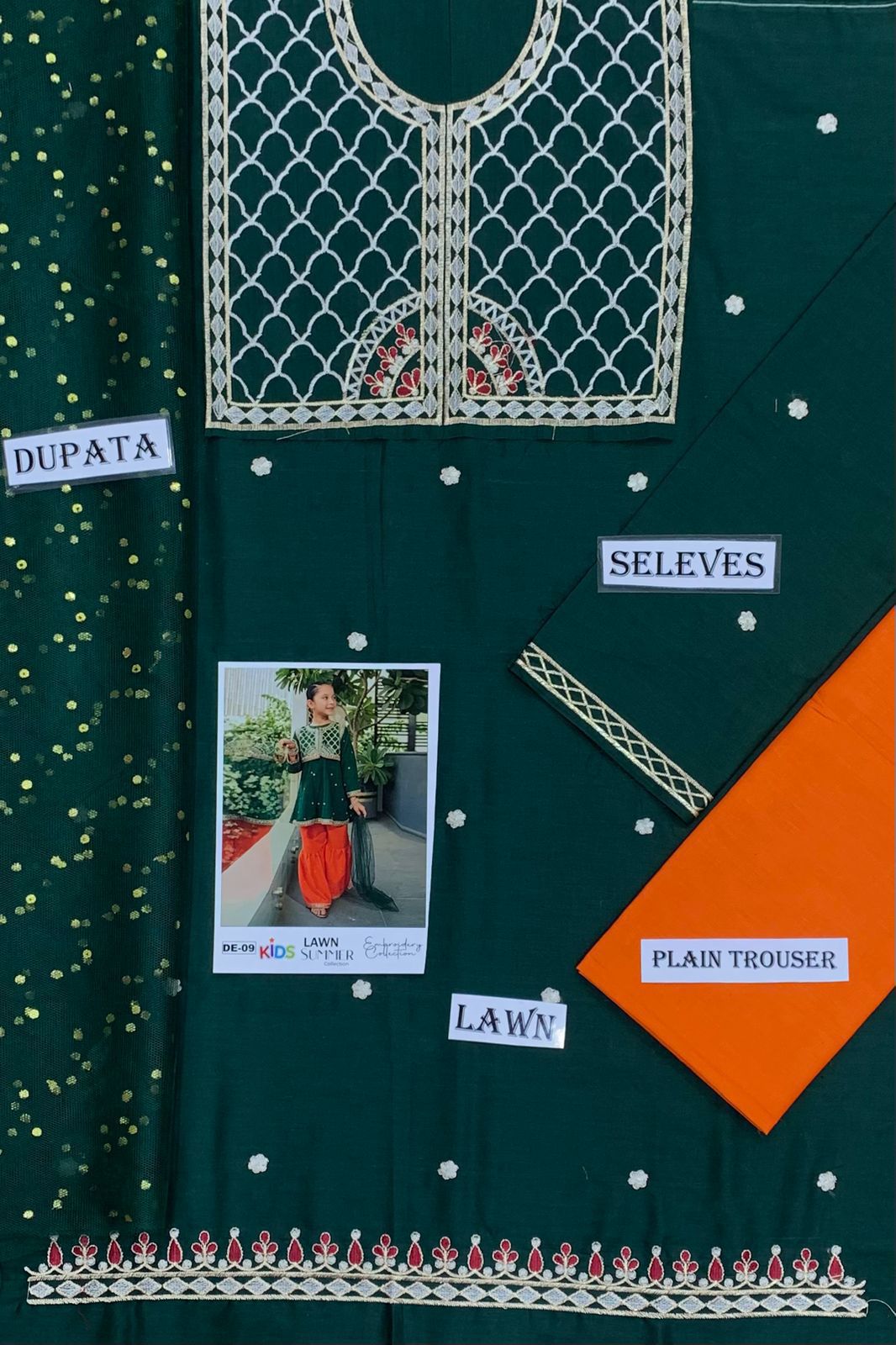 KIds Lawn Eid Special 3 pcs