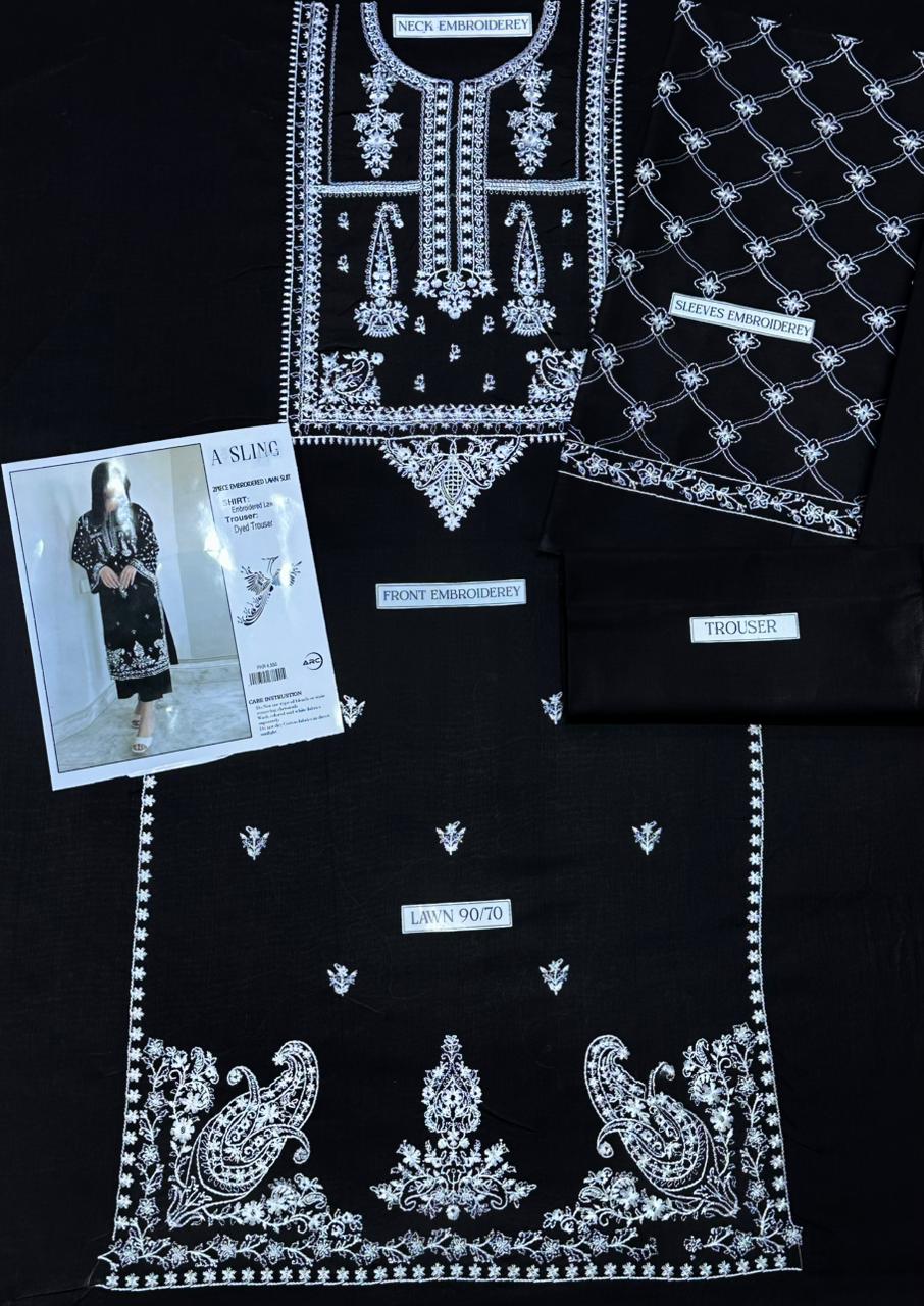 AISLING Lawn embroidered 2 pcs