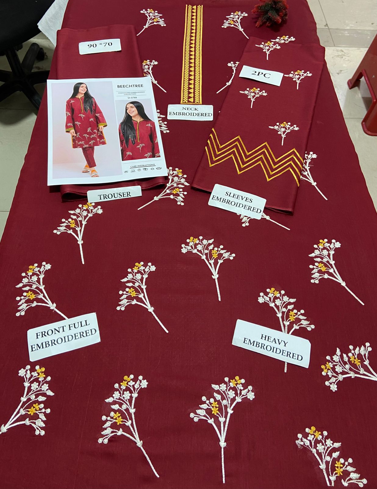 BEECHTREE Lawn Embroidered 2 pcs