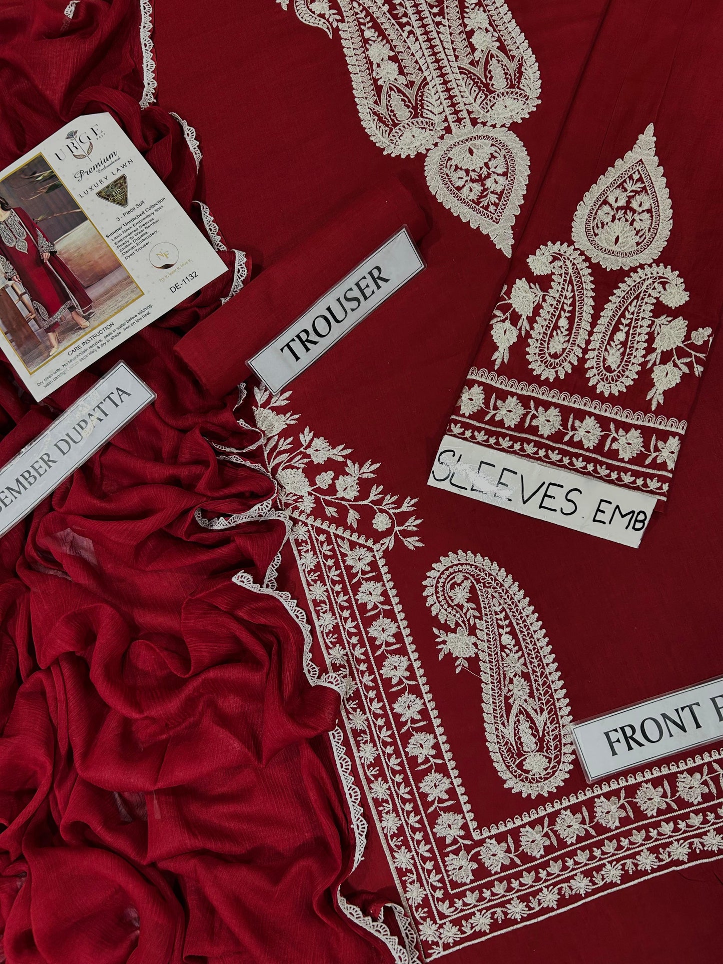 Urge Lawn Embroidered 3 pcs
