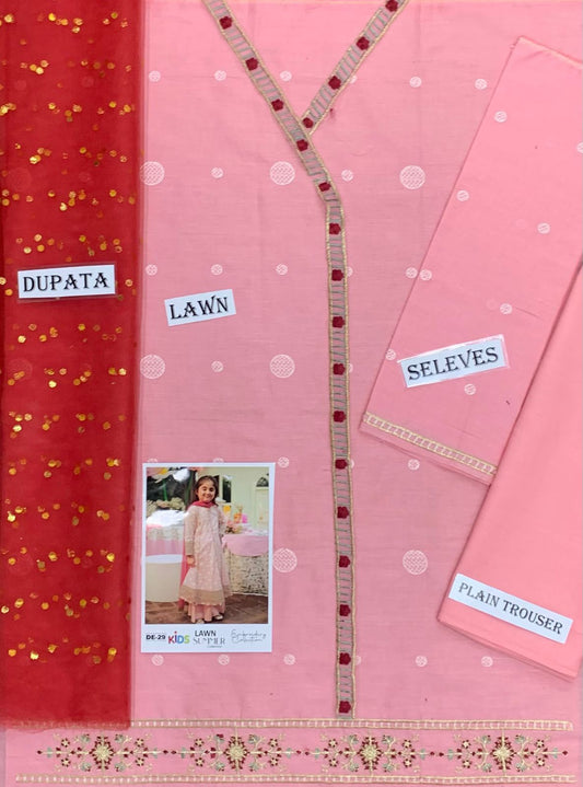 MARIA B KIDS LAWN EMBROIDERED