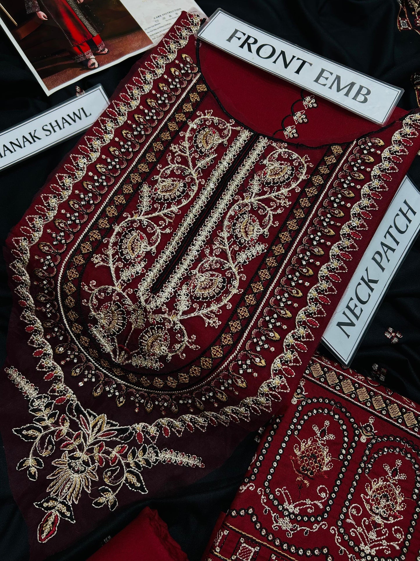 BATIK DHANAK EMBROIDERED 3 PCS