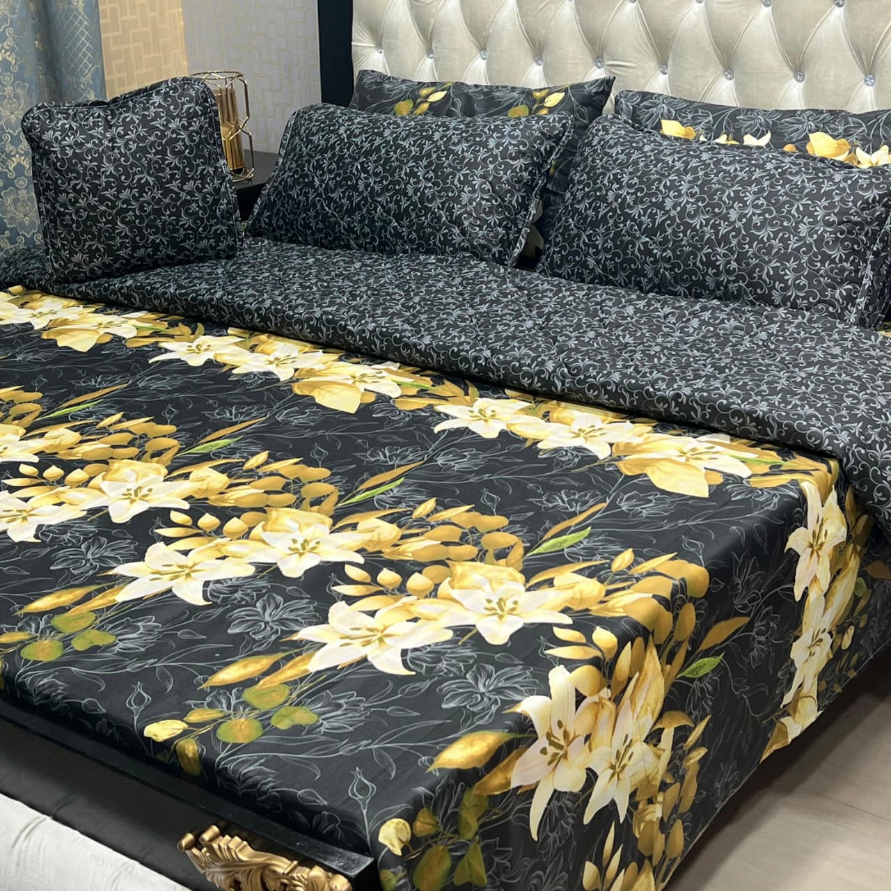 MAHROSH 7Pc Printed Comforter Set - Design 11