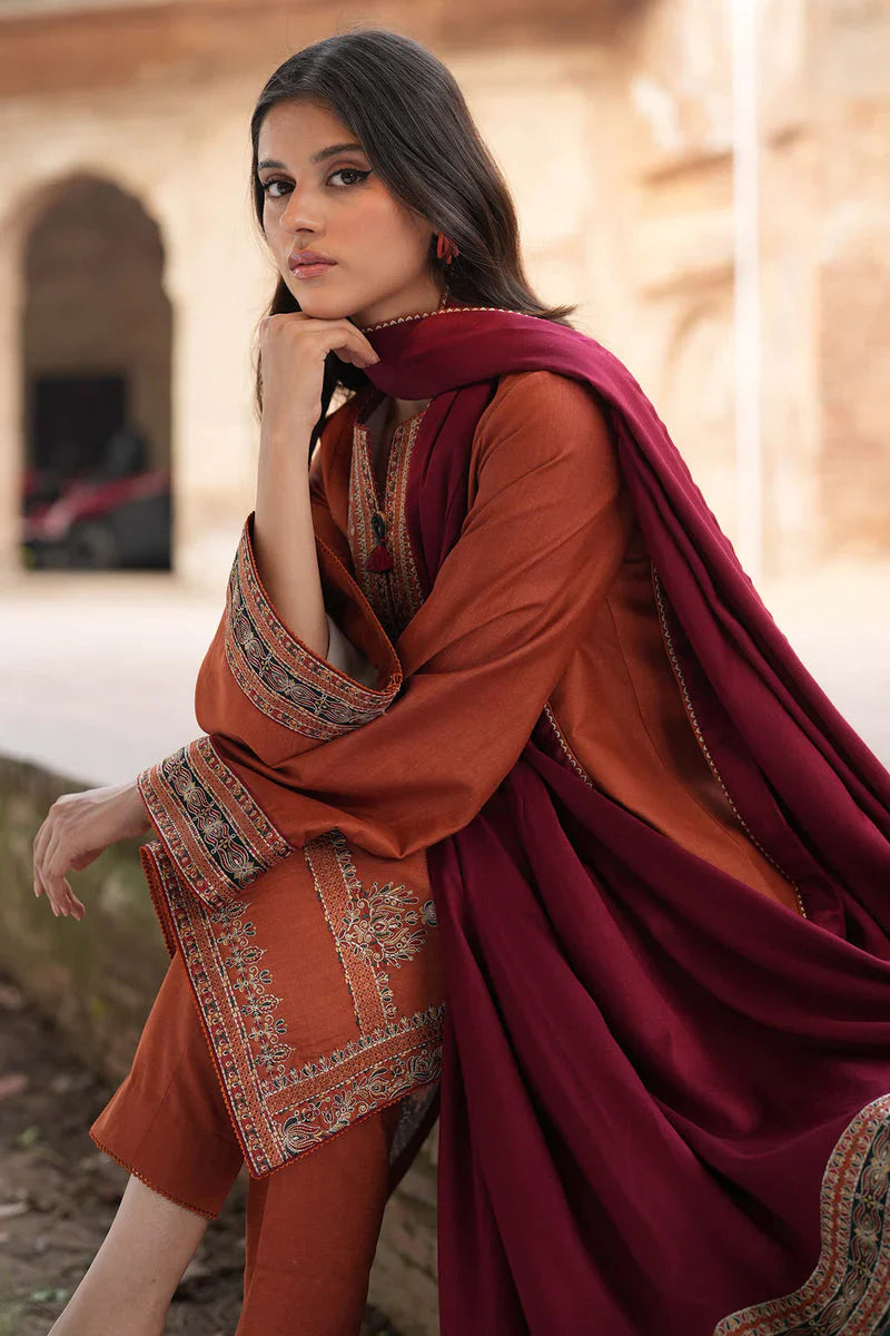 Jazmin Dhanak Embroidered 3 PCS