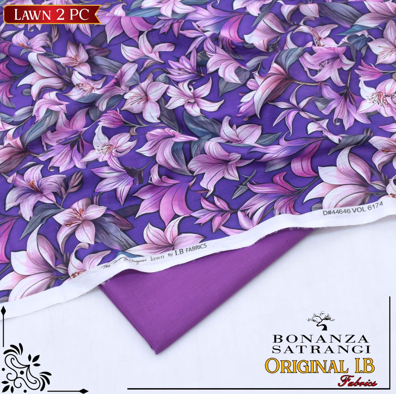 Bonanza Printed Lawn 3 PCS