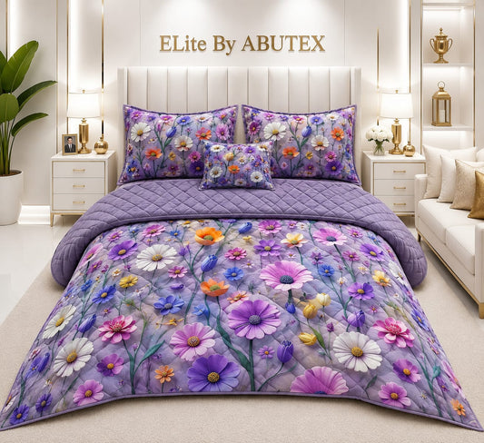 7D Digital Print 5PCS Comforter Set #03 | Rs. 6,350 | Free Delivery