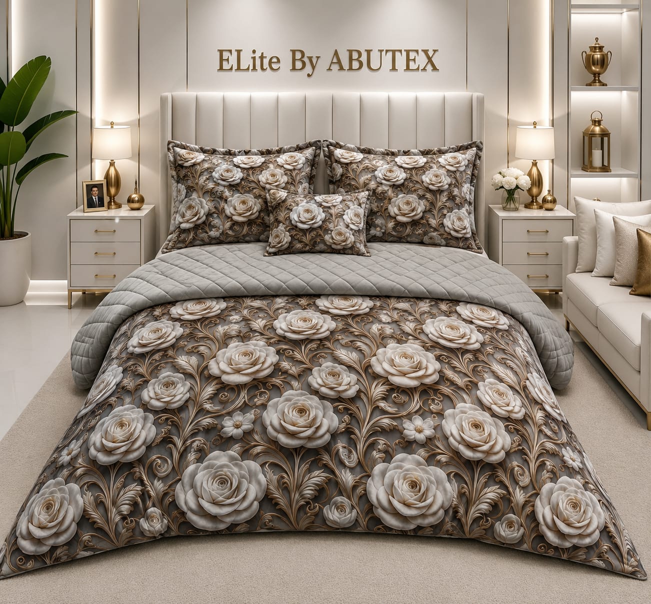 7D Digital Print 5PCS Comforter Set #06 | Rs. 6,350 | Free Delivery