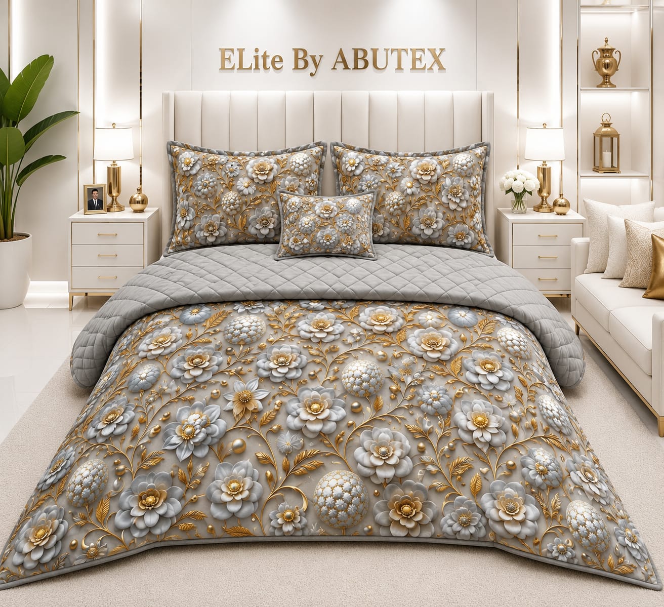 7D Digital Print 5PCS Comforter Set #05 | Rs. 6,350 | Free Delivery