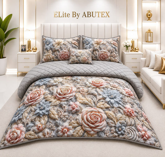 7D Digital Print 5PCS Comforter Set #02 | Rs. 6,350 | Free Delivery