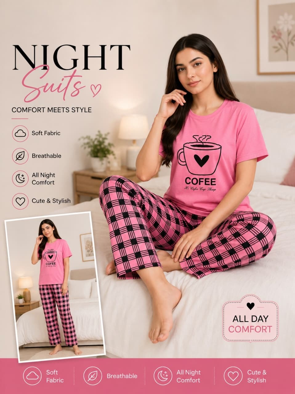 MAHROSH Ladies Night Suit 014