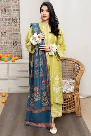 URGE DHANAK EMBROIDERED 3 PCS