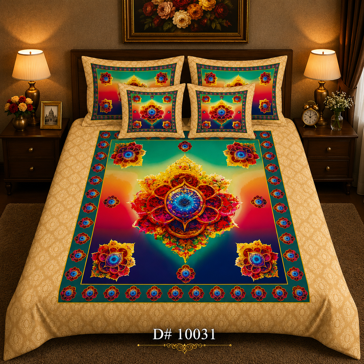 BEDIOR 5D Digital Bed Sheet Set #14 | Rs. 3,150 | Delivery Rs. 250