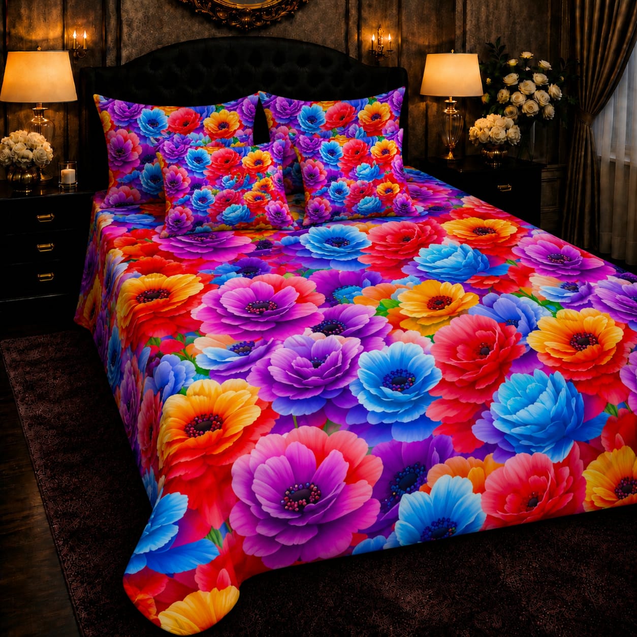 BEDIOR 5D Digital Bed Sheet Set #57 | Rs. 3,150 | Delivery Rs. 250