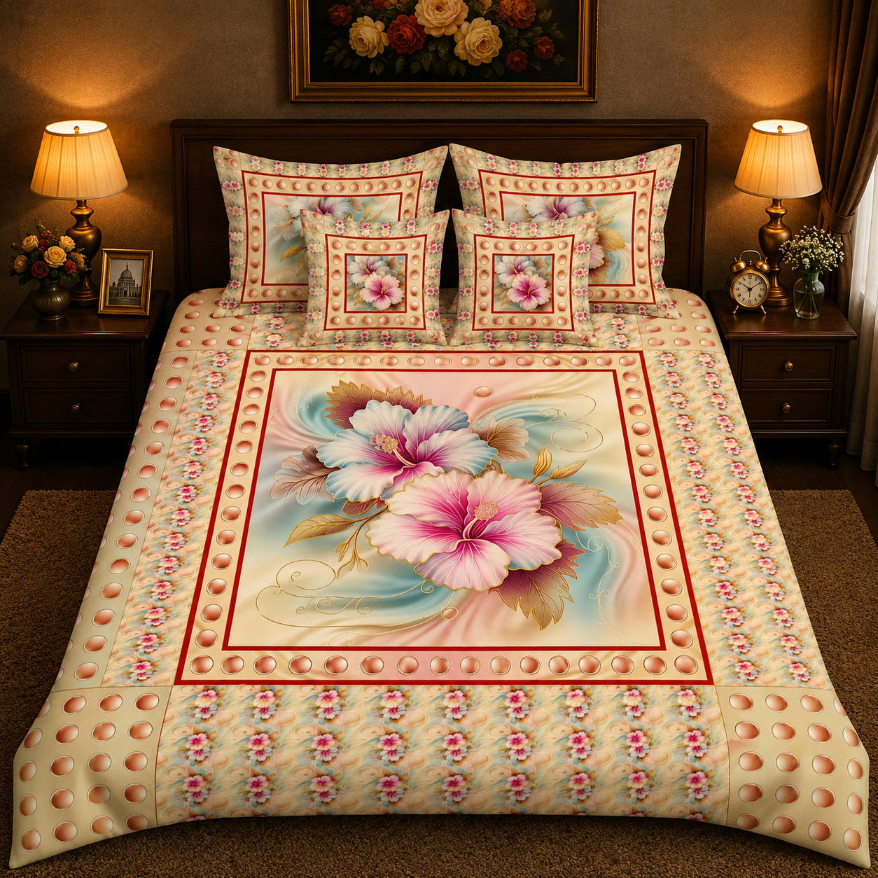 BEDIOR 5D Digital Bed Sheet Set #24 | Rs. 3,150 | Delivery Rs. 250