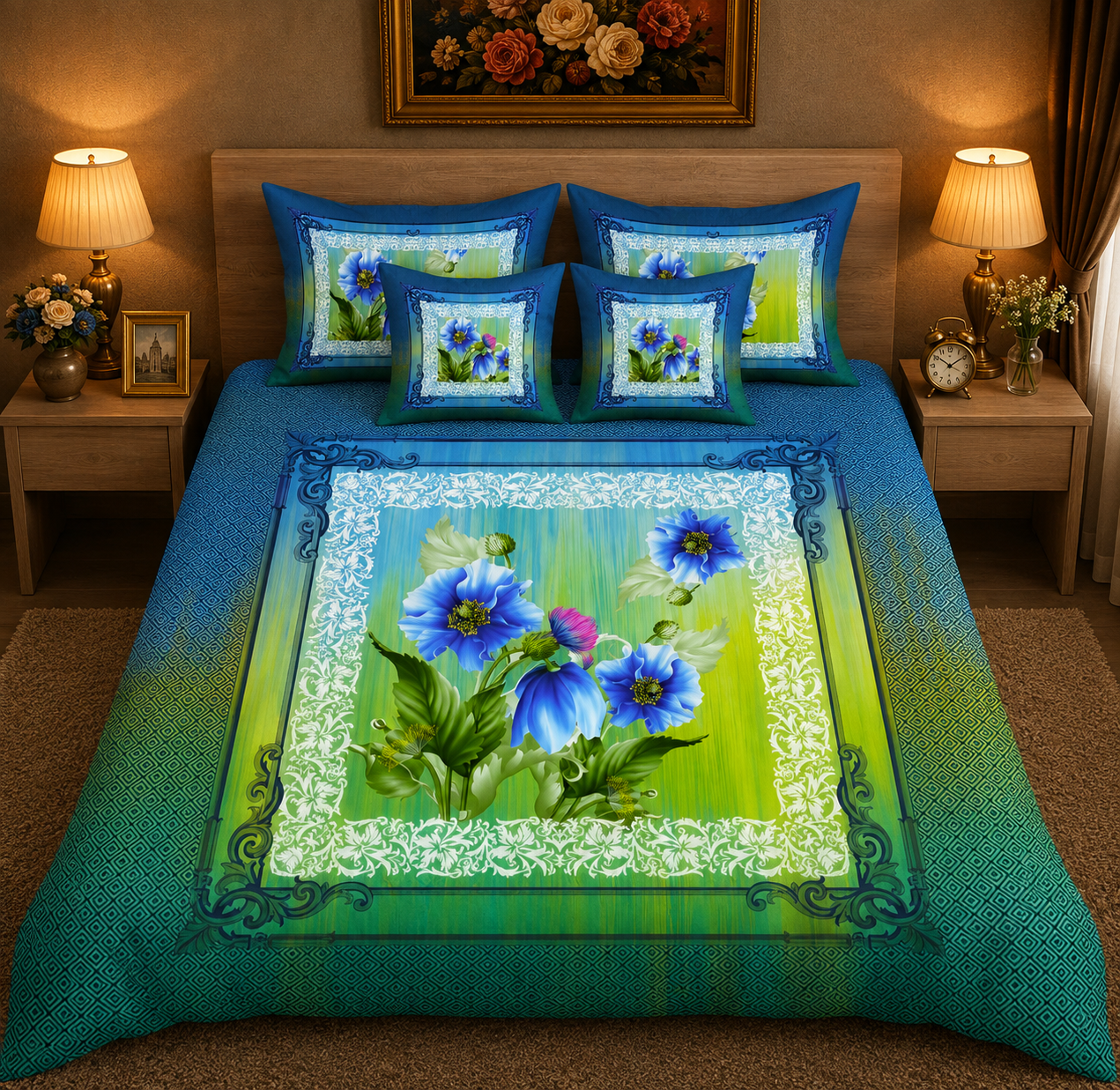 BEDIOR 5D Digital Bed Sheet Set #02 | Rs. 3,150 | Delivery Rs. 250