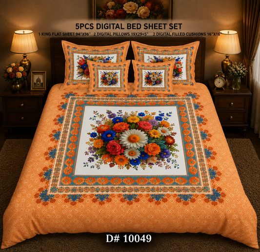 BEDIOR 5D Digital Bed Sheet Set #04 | Rs. 3,150 | Delivery Rs. 250