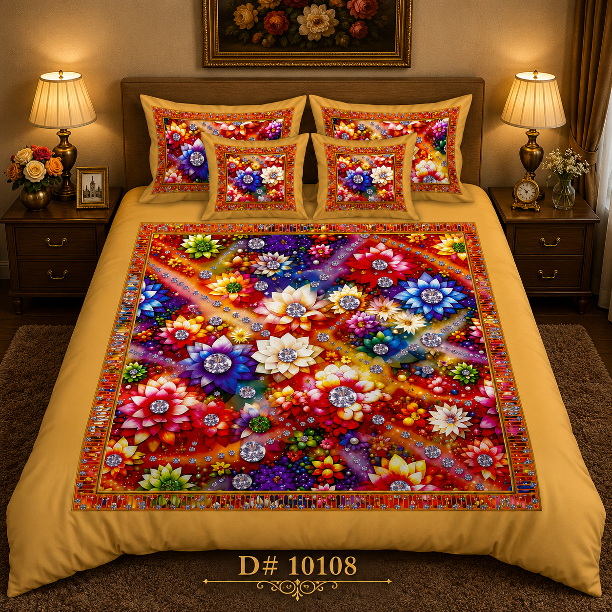 BEDIOR 5D Digital Bed Sheet Set #10 | Rs. 3,150 | Delivery Rs. 250