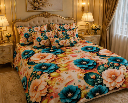 BEDIOR 5D Digital Bed Sheet Set #49 | Rs. 3,150 | Delivery Rs. 250