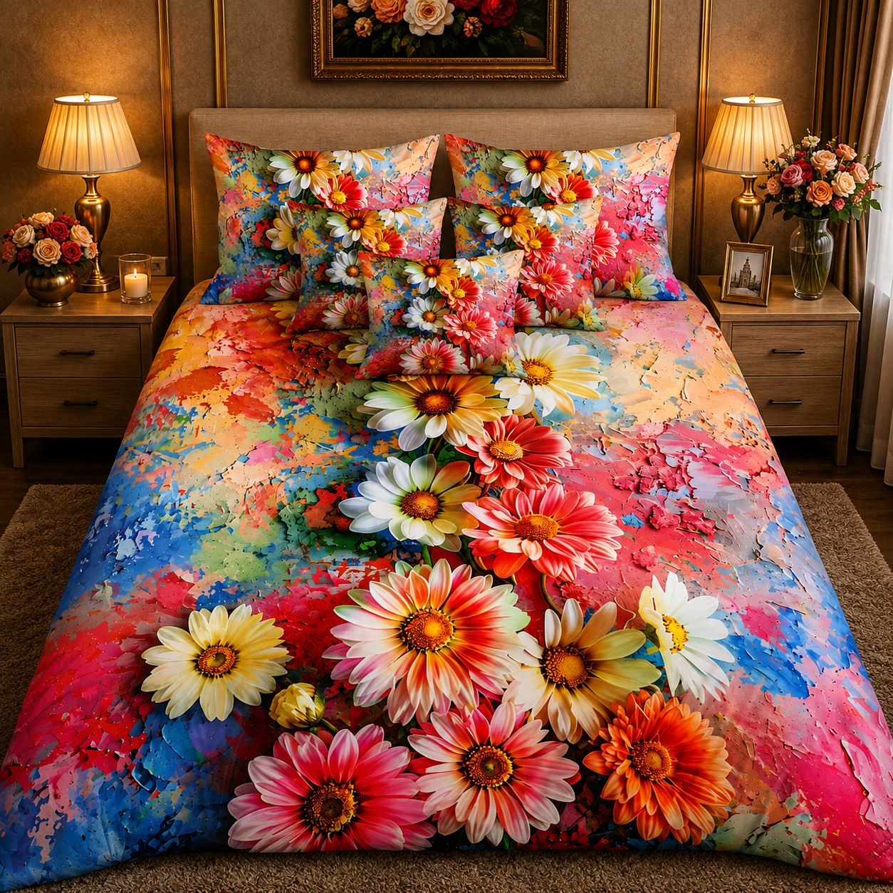BEDIOR 5D Digital Bed Sheet Set #08 | Rs. 3,150 | Delivery Rs. 250