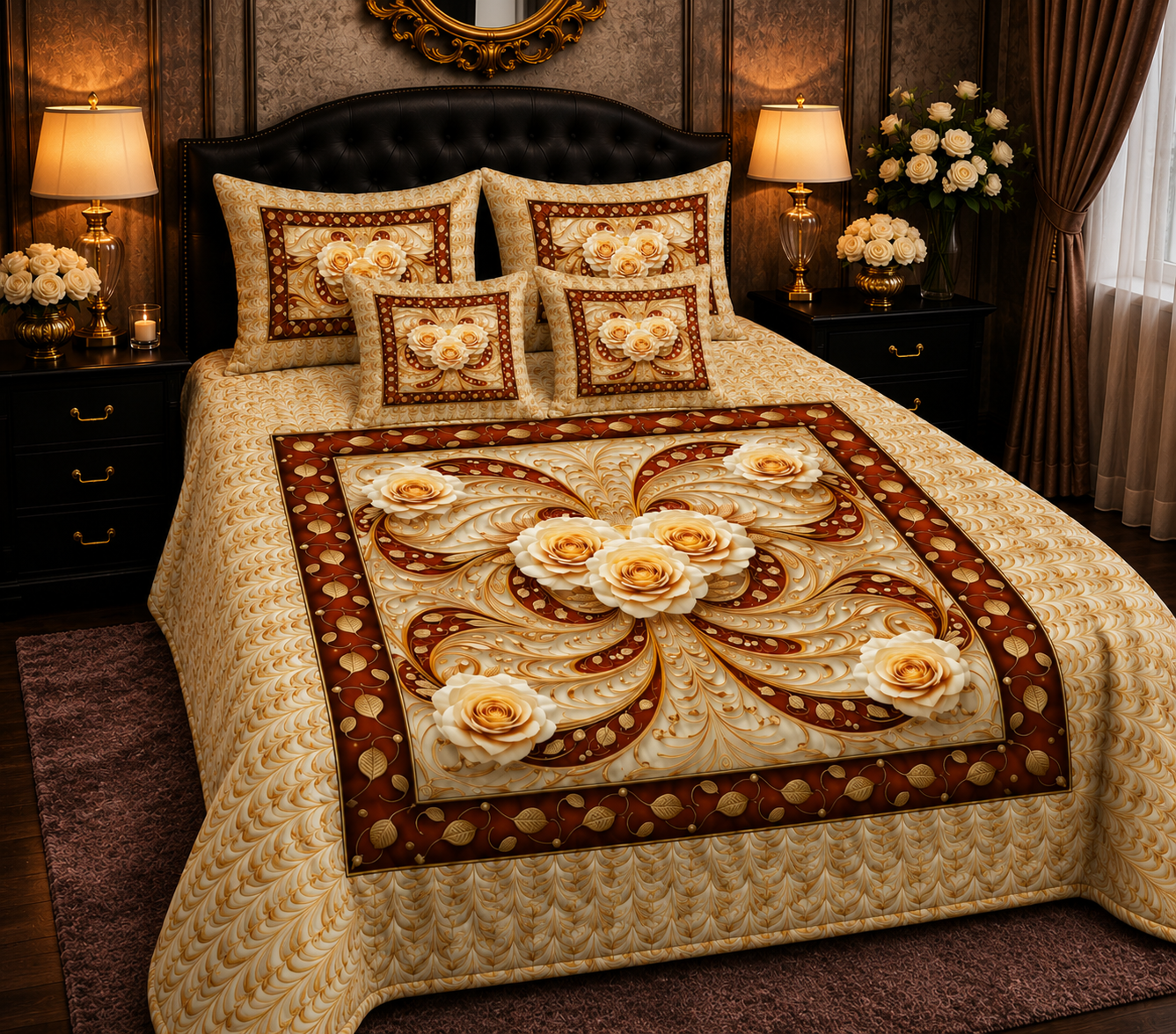 BEDIOR 5D Digital Bed Sheet Set #33 | Rs. 3,150 | Delivery Rs. 250