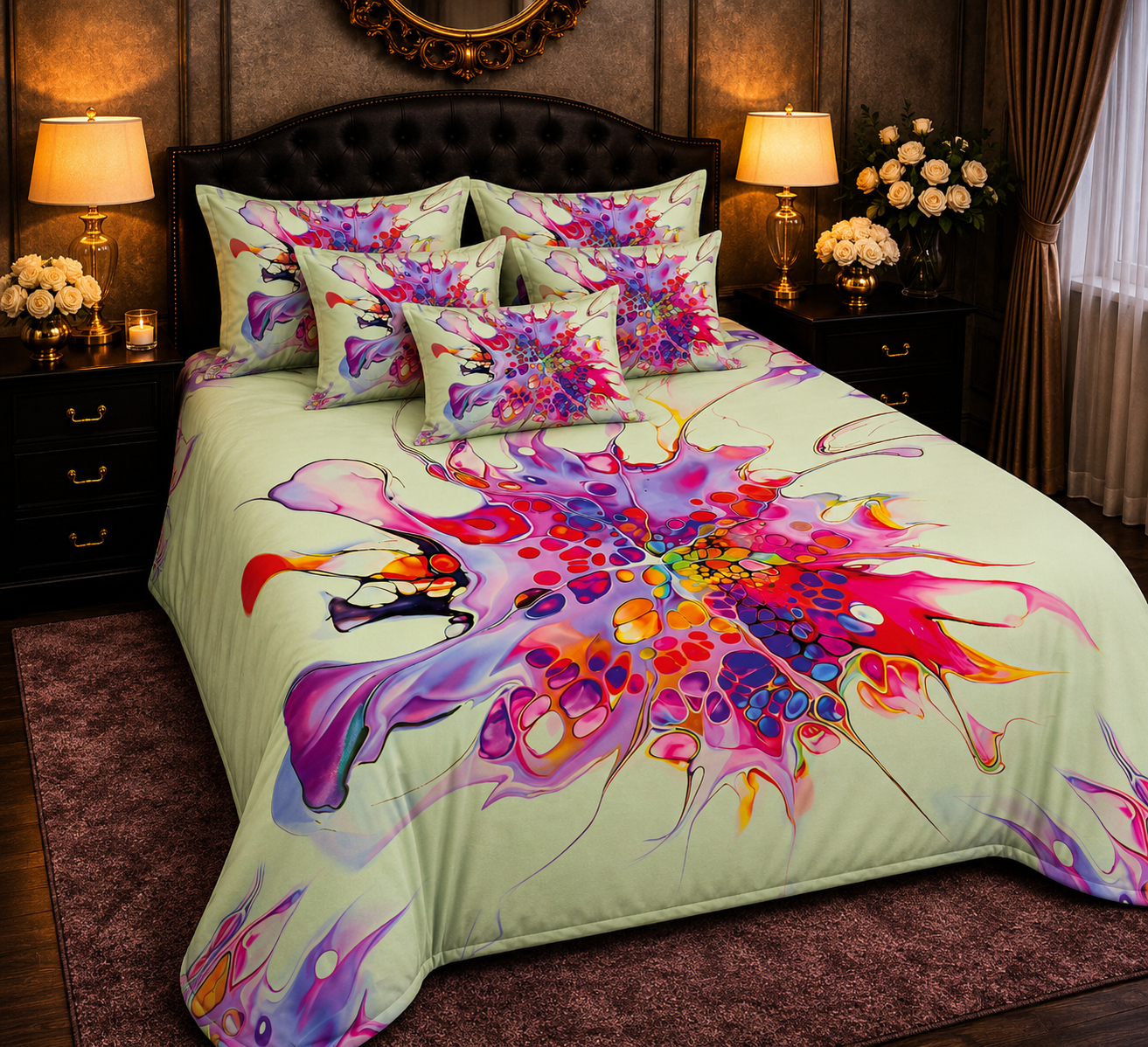 BEDIOR 5D Digital Bed Sheet Set #26 | Rs. 3,150 | Delivery Rs. 250